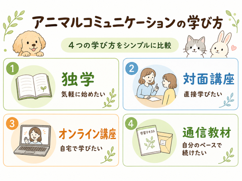 アニマルコミュニケーションの学び方