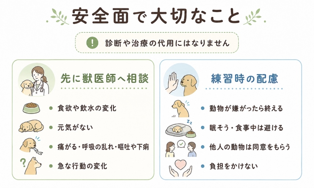 安全面で大切なこと