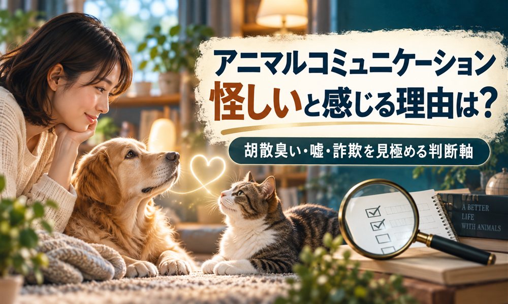 アニマルコミュニケーション 怪しい_アイキャッチ
