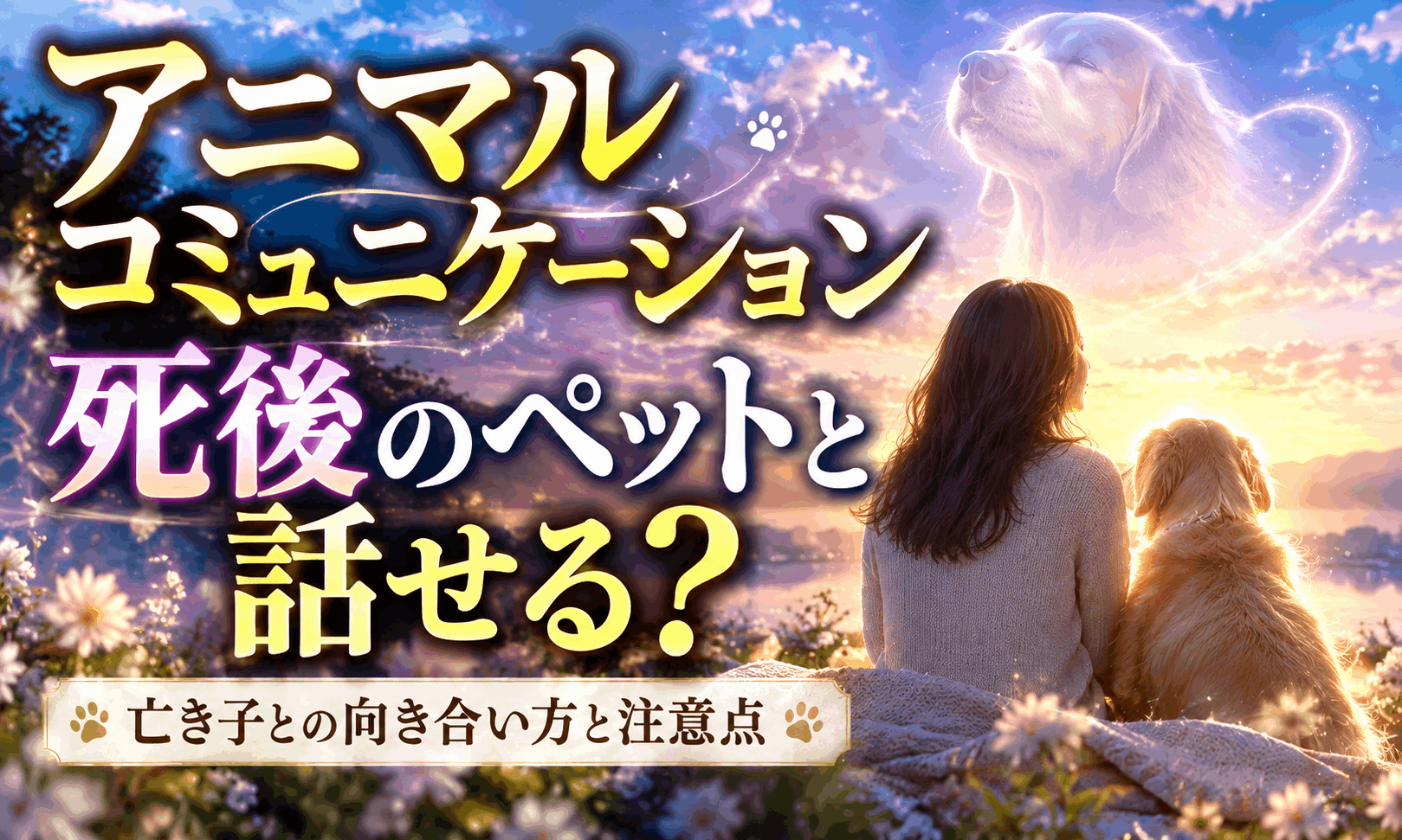 アニマルコミュニケーション 死後のペットと話せる?亡き子との向き合い方と注意点_optimized